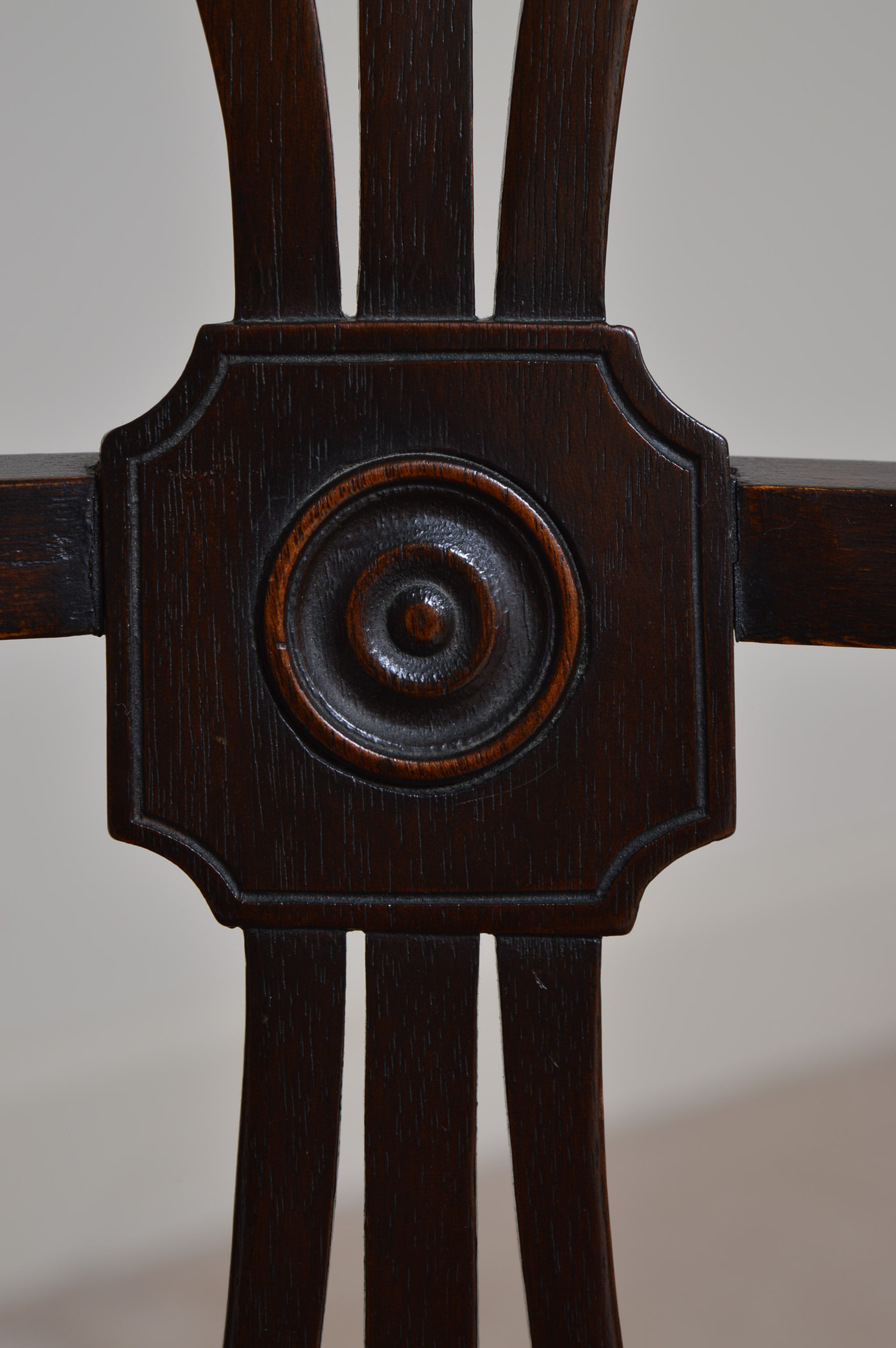 Antique Windsor Chairs  with Rush Woven Seats