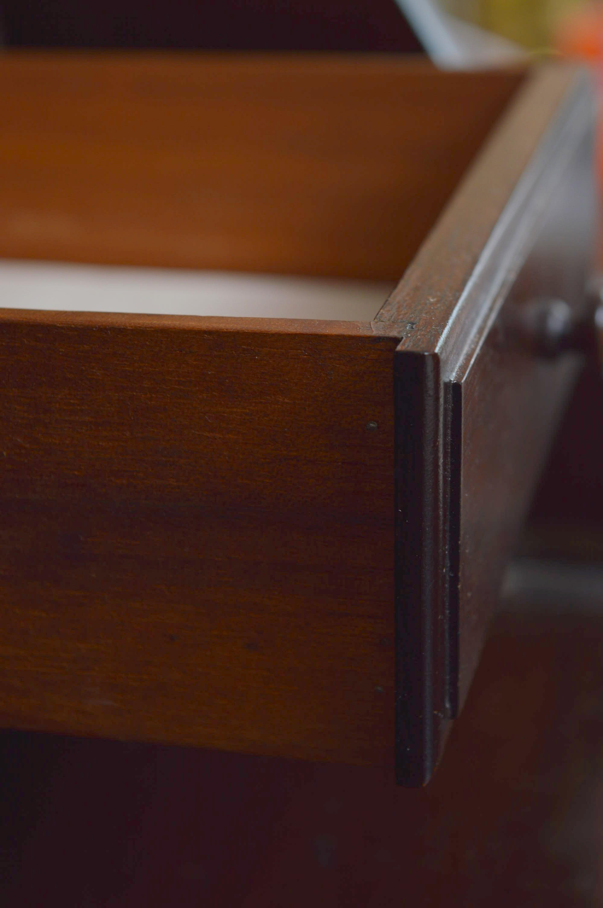 Vintage Walnut Secretary Desk by Rockford Cabinet Company