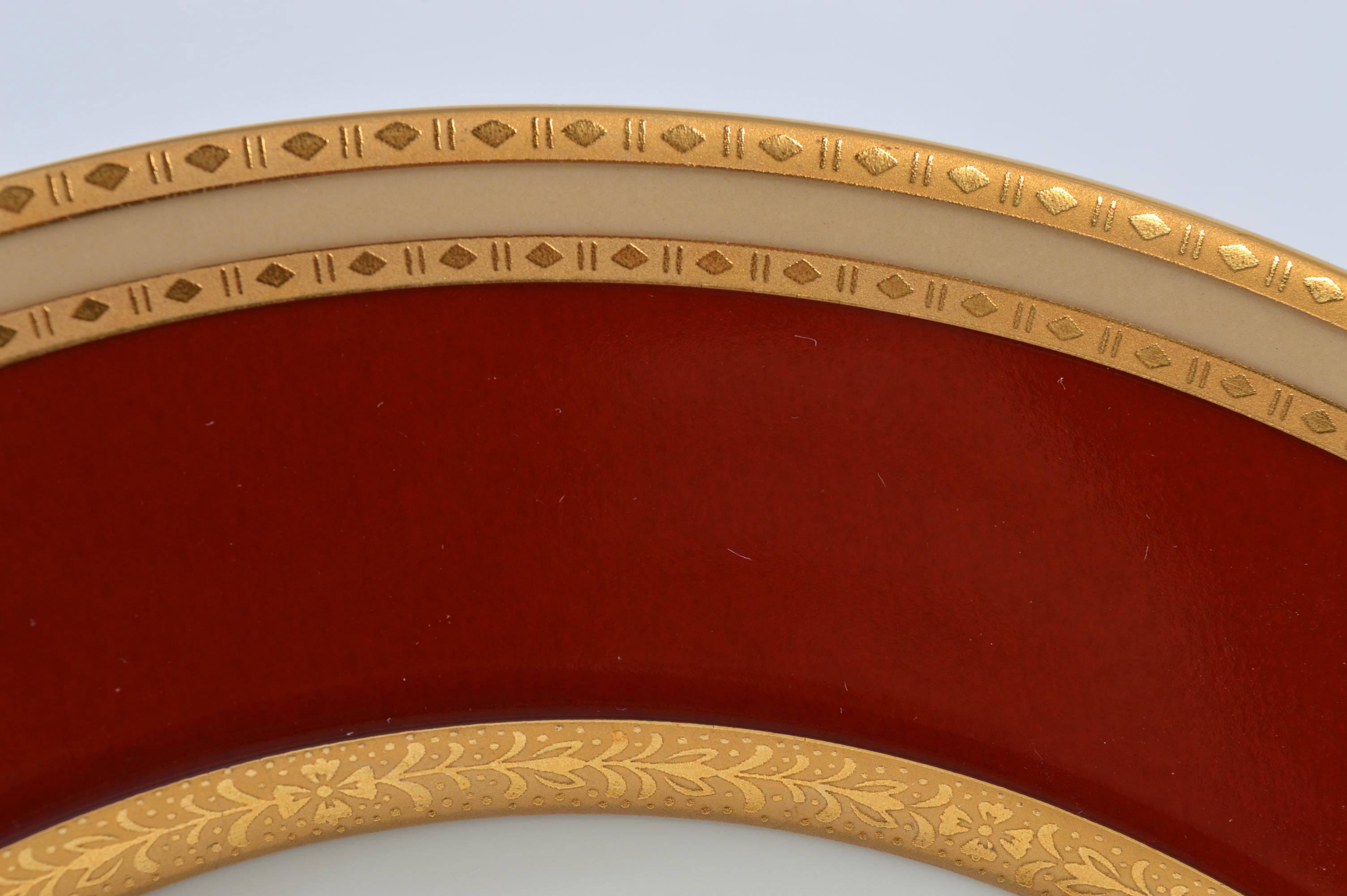 Mikasa "Grande Ivory French Embassy Red" China Set