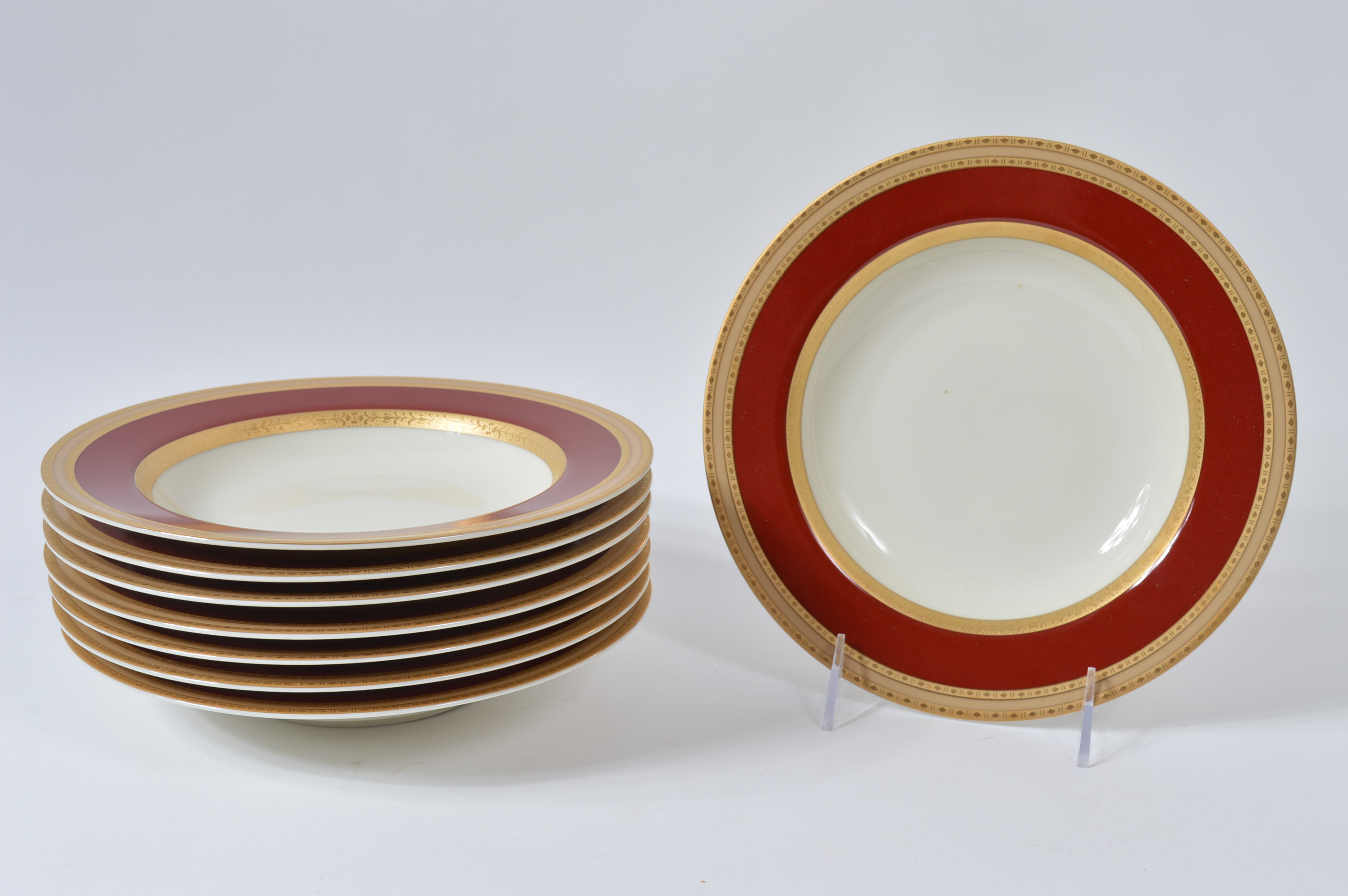Mikasa "Grande Ivory French Embassy Red" China Set