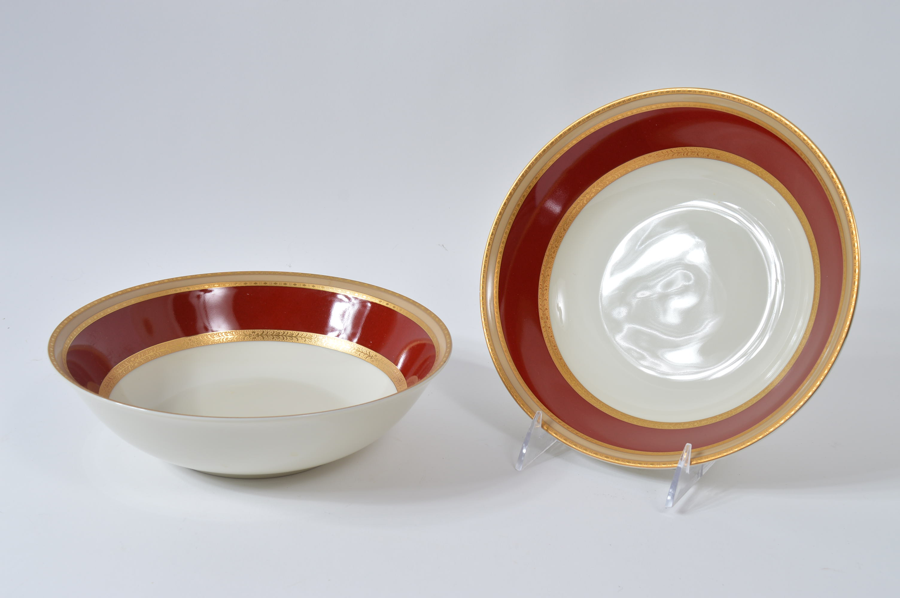 Mikasa "Grande Ivory French Embassy Red" China Set