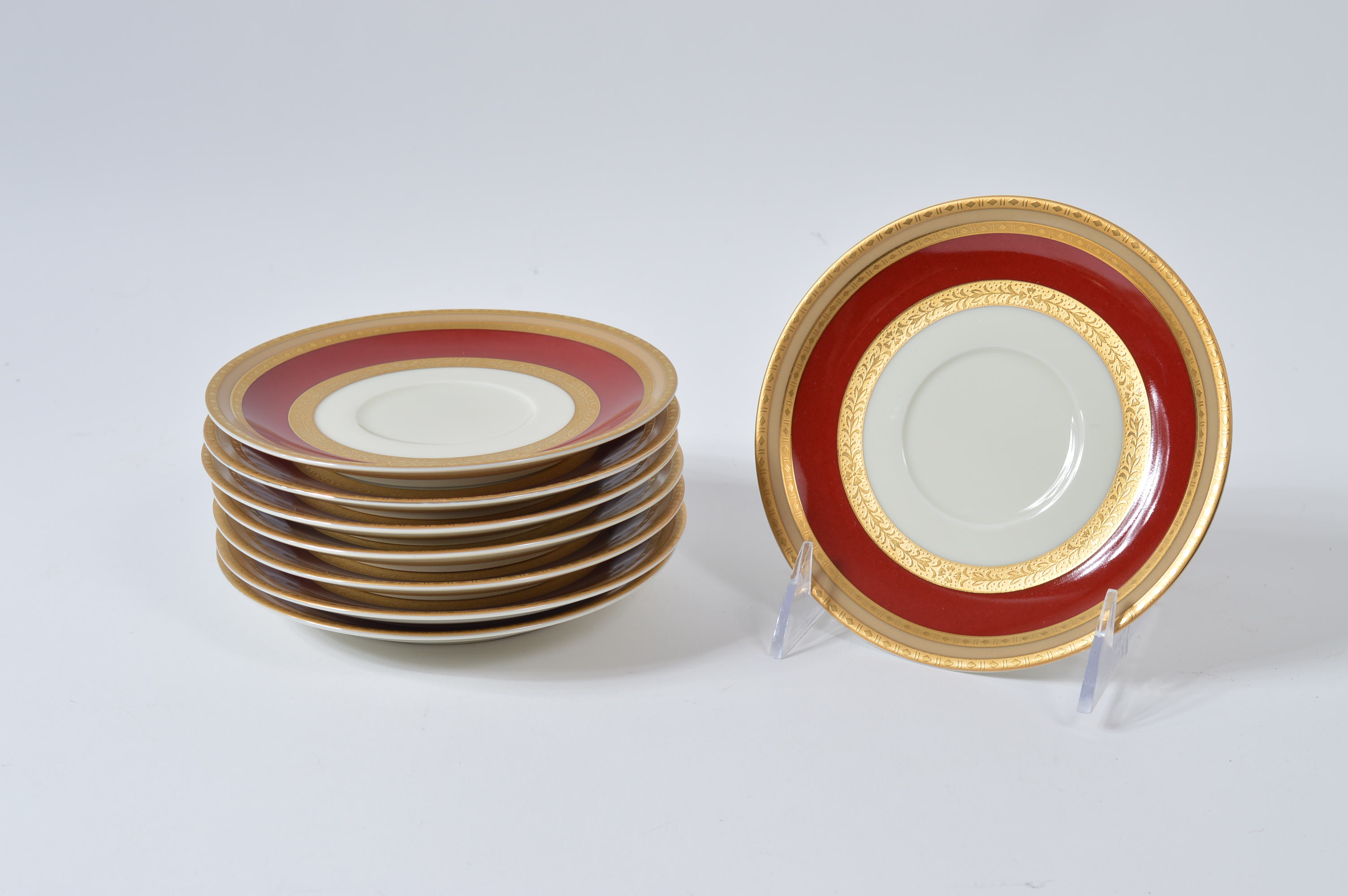 Mikasa "Grande Ivory French Embassy Red" China Set