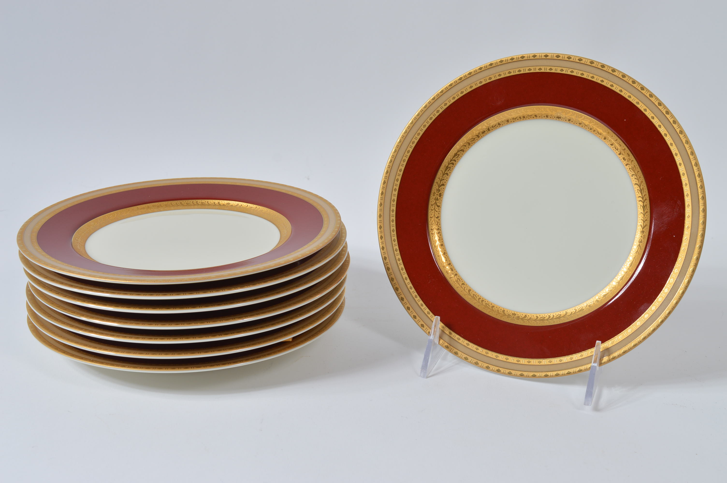 Mikasa "Grande Ivory French Embassy Red" China Set