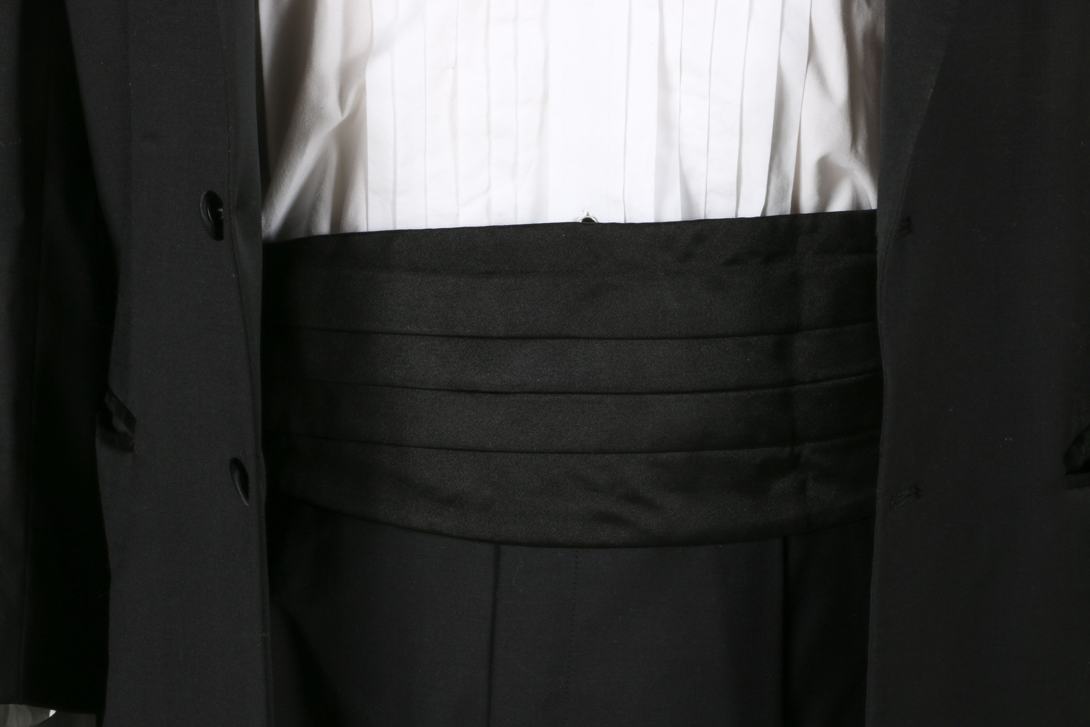 Ralph Lauren and Brooks Brothers Tuxedo Suit with Emanuel Ungaro Shirt