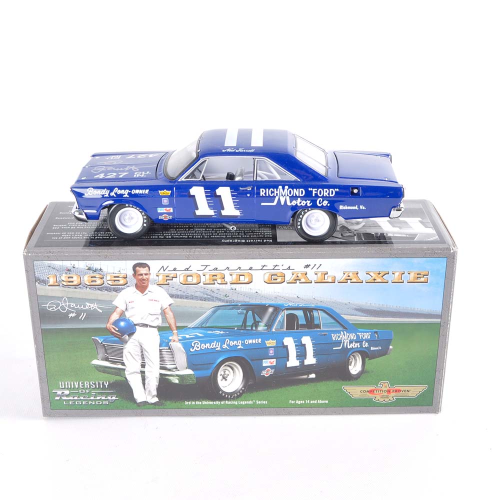 Signed Die-Cast Ned Jarrett '65 Ford Galaxie