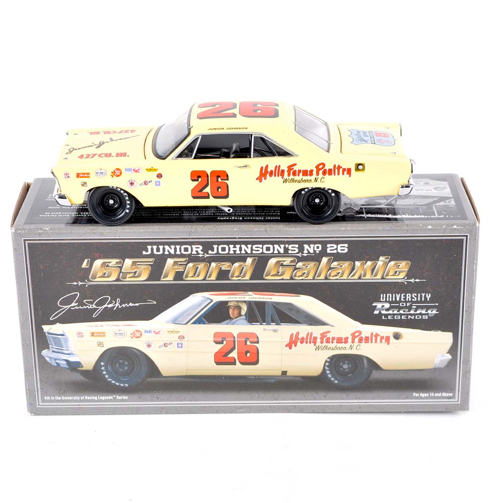 Signed Junior Johnson '65 Ford Galaxie Replica