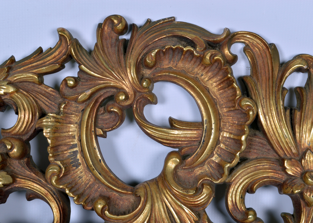 Welby Eight Day Ornate Gold Tone Wall Clock