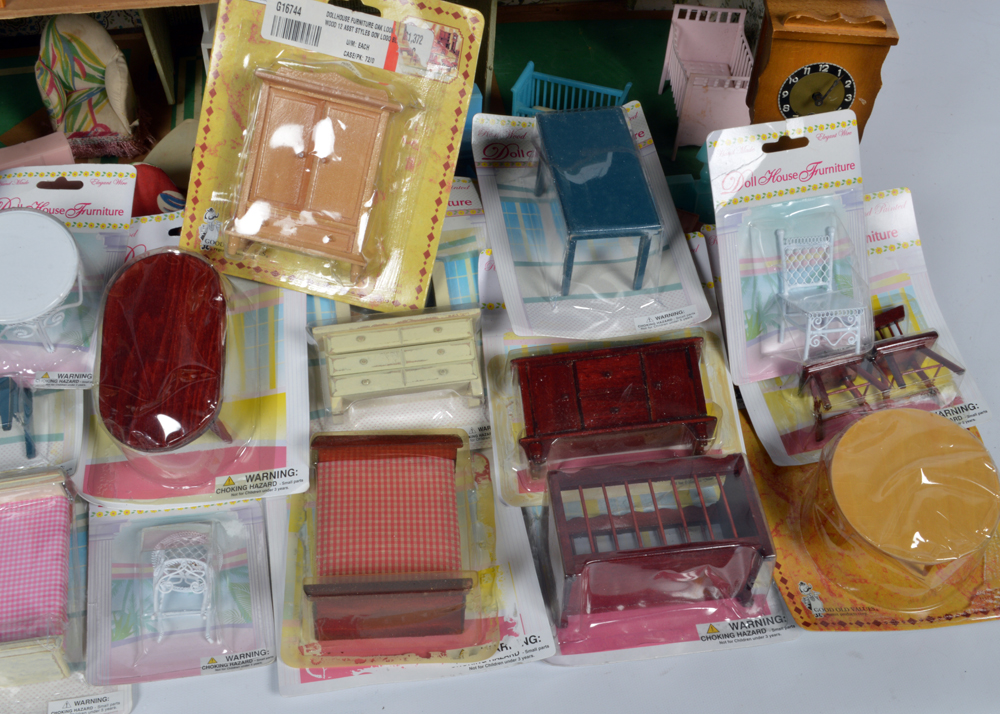Vintage Doll House and Accessories