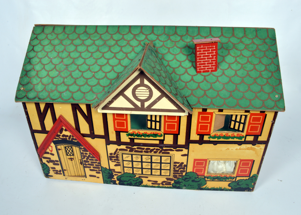 Vintage Doll House and Accessories