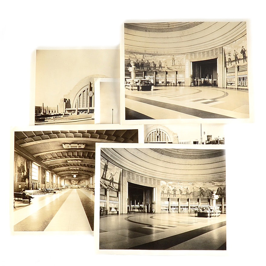 Five 1940s Union Terminal Cincinnati Photographs