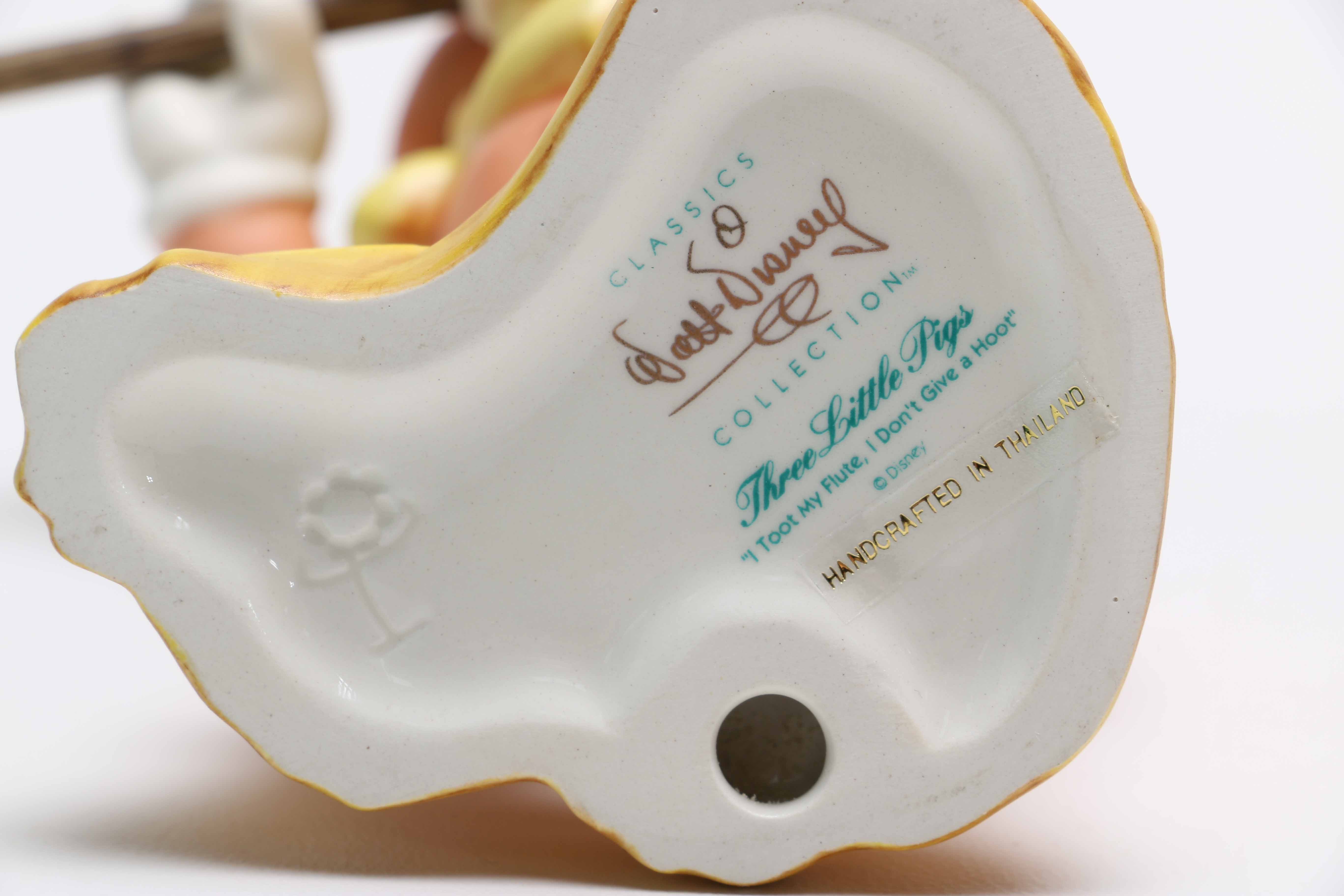 Disney's Three Little Pigs Collector's Figurine