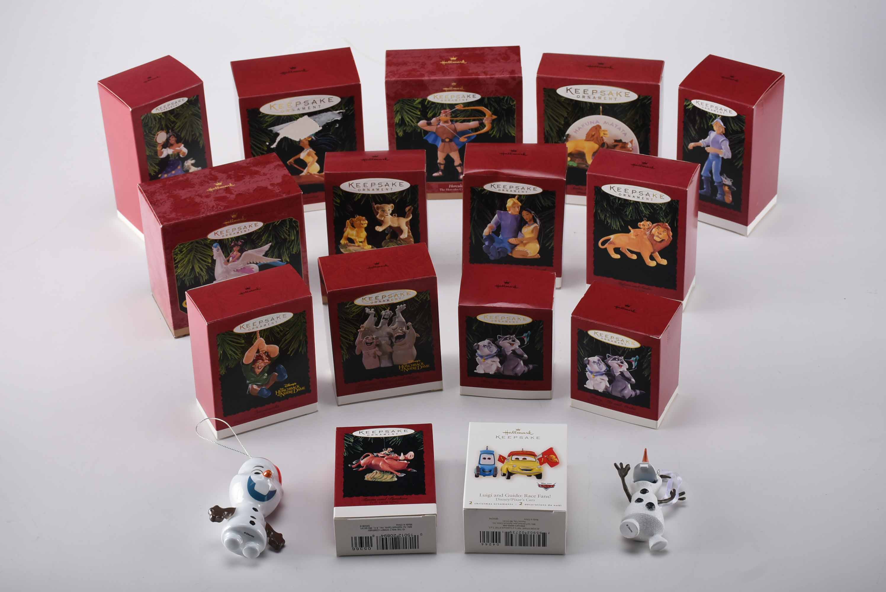 Disney Animated Movie Themed Hallmark Ornaments
