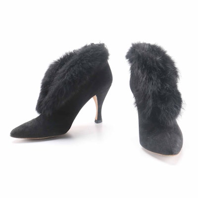 Fur Trimmed High Heels Fur Trimmed High Heels