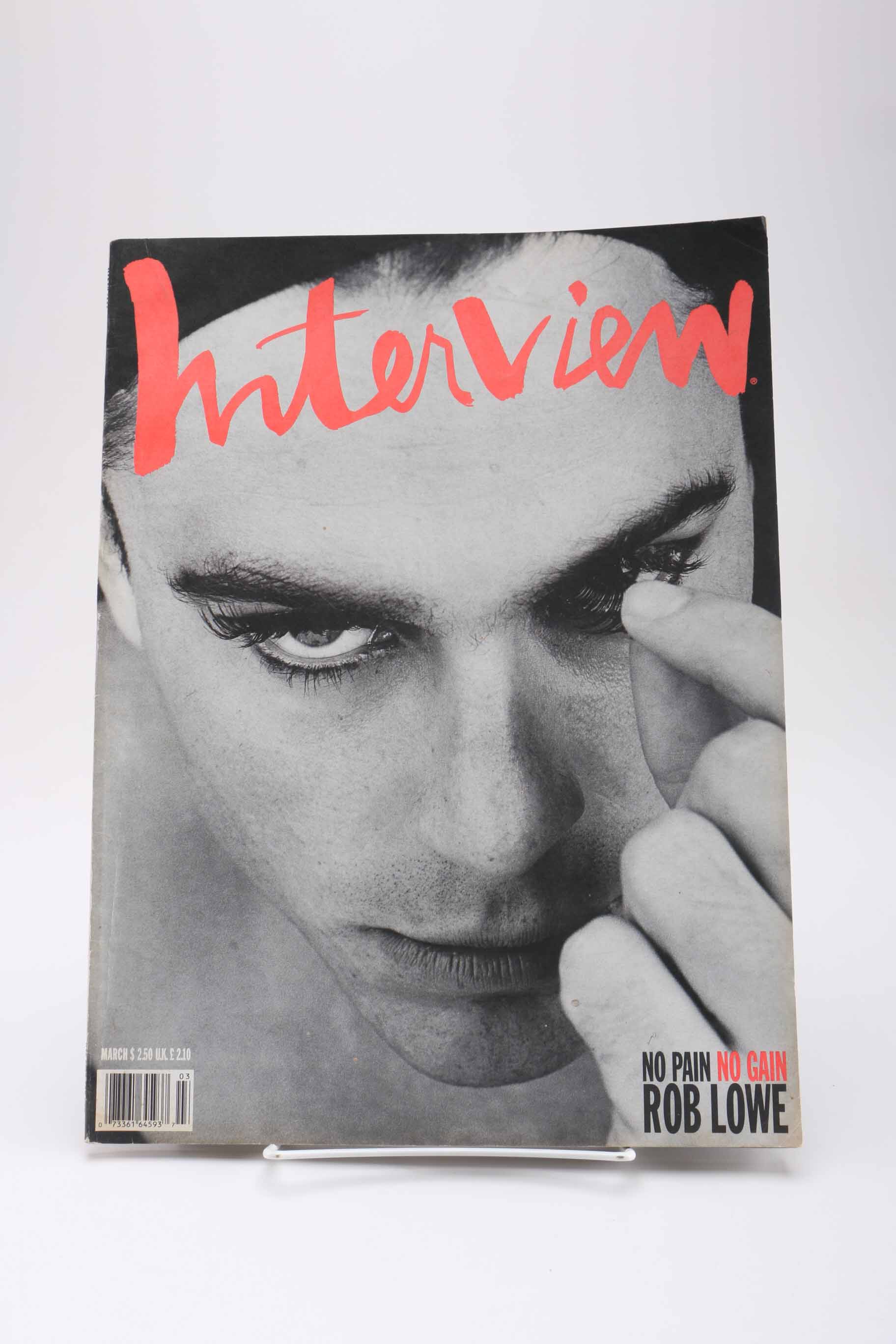 Collection of 1990 "Interview" Magazines