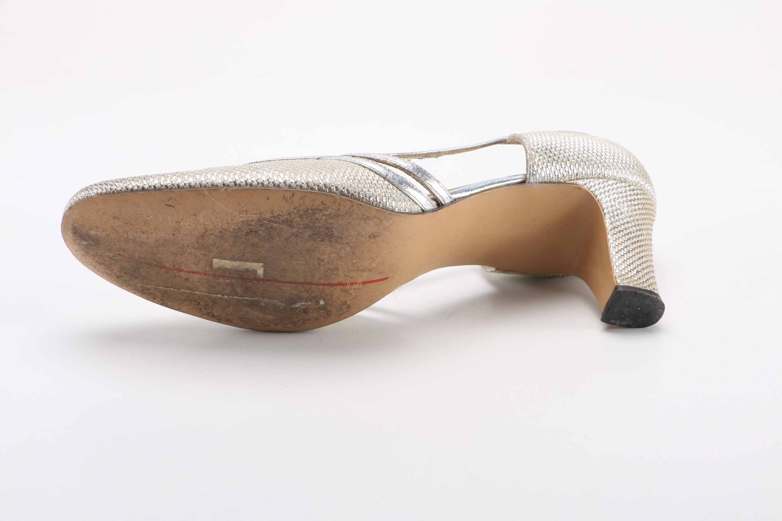 Three Vintage Evening Shoes in Size 7 and & 7.5