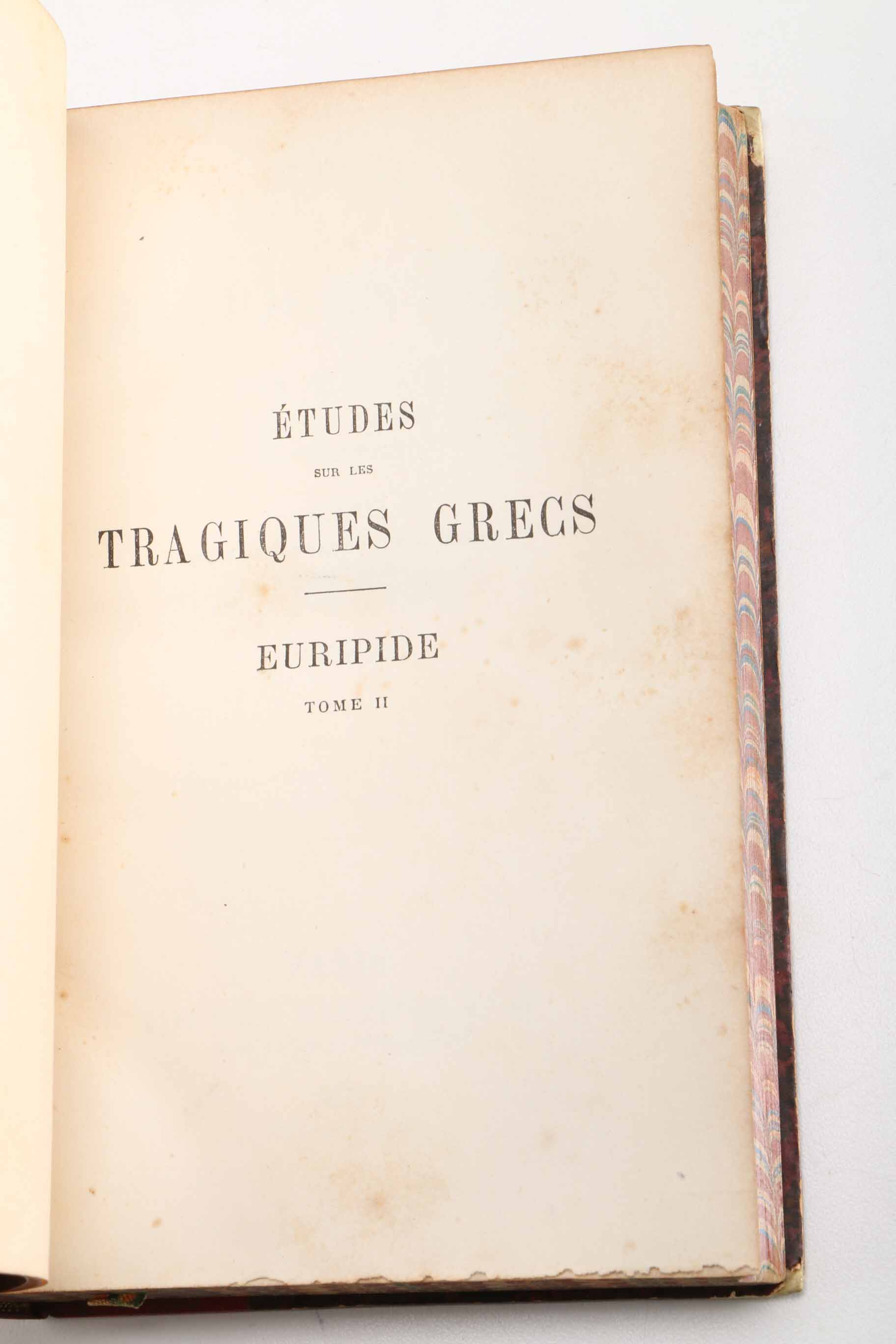 Six Antiquarian Volumes of French-Language Grecian Tragedy and Latin Poetry