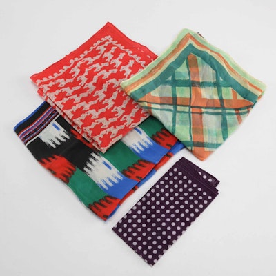 Collection of Pocket Square Handkerchiefs Collection of Pocket Square Handkerchiefs