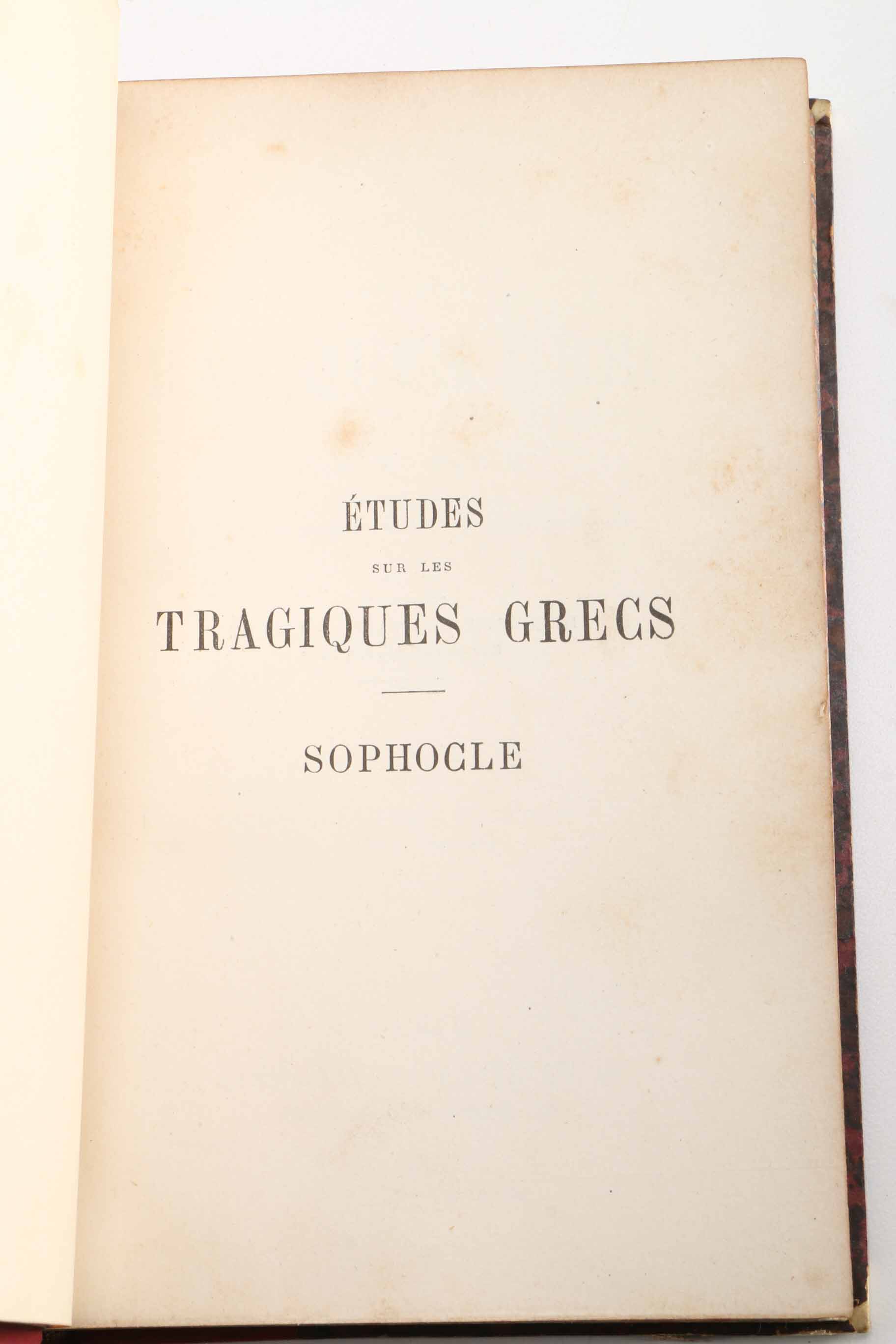 Six Antiquarian Volumes of French-Language Grecian Tragedy and Latin Poetry