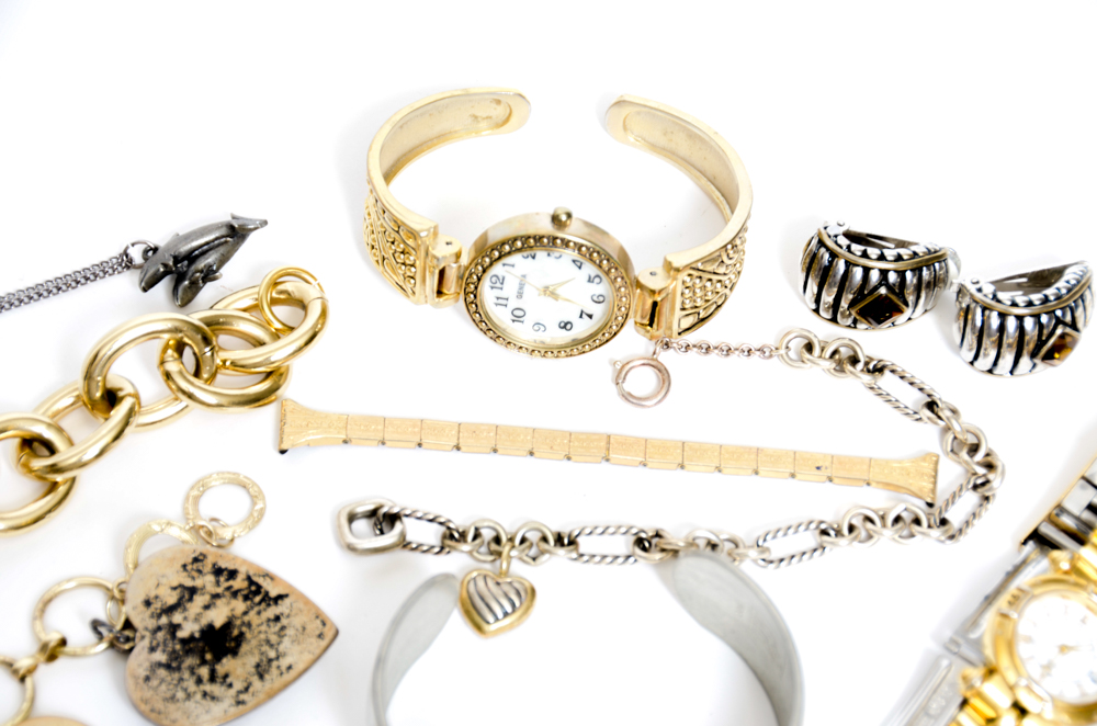 Brighton Bracelets and Gold- and Silver-tone Costume Jewelry