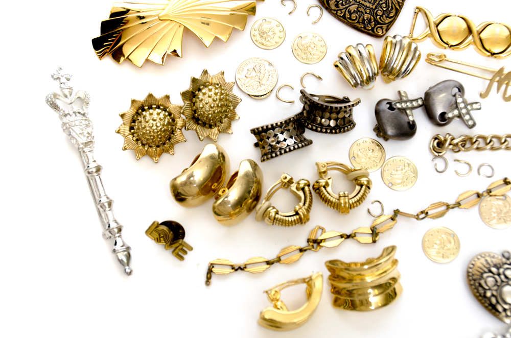 Brighton Bracelets and Gold- and Silver-tone Costume Jewelry