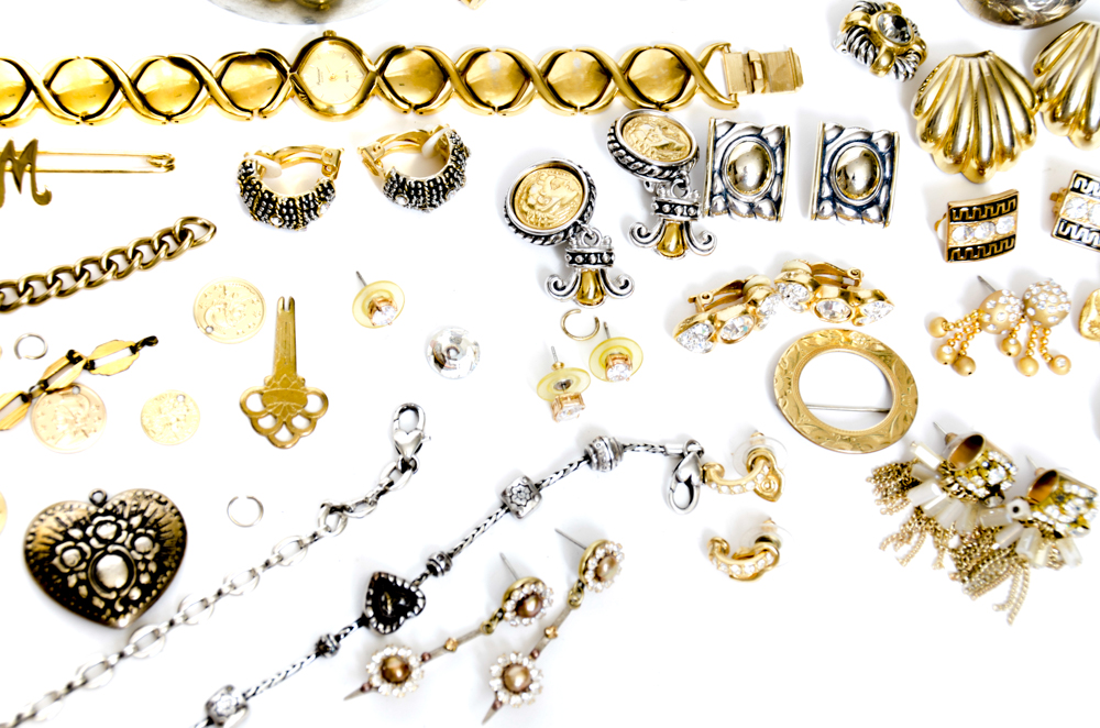 Brighton Bracelets and Gold- and Silver-tone Costume Jewelry