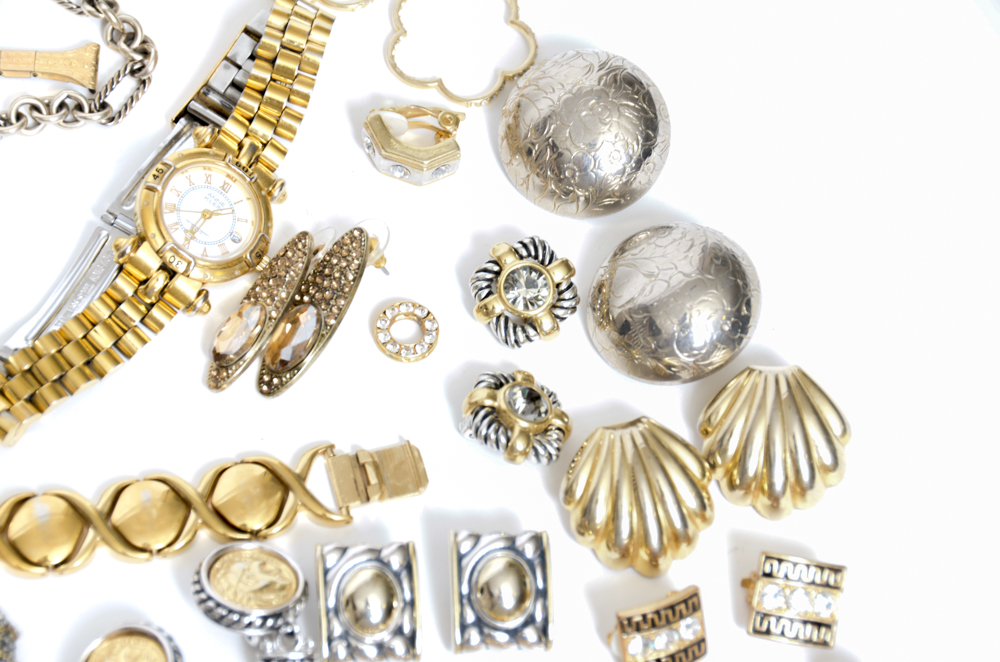 Brighton Bracelets and Gold- and Silver-tone Costume Jewelry