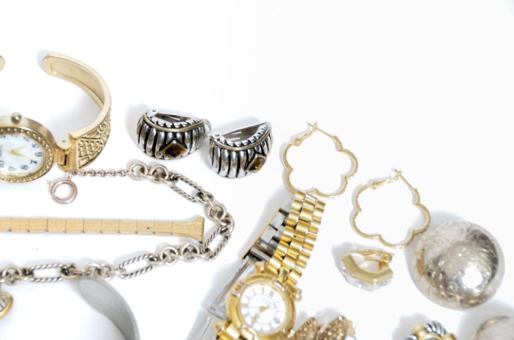 Brighton Bracelets and Gold- and Silver-tone Costume Jewelry