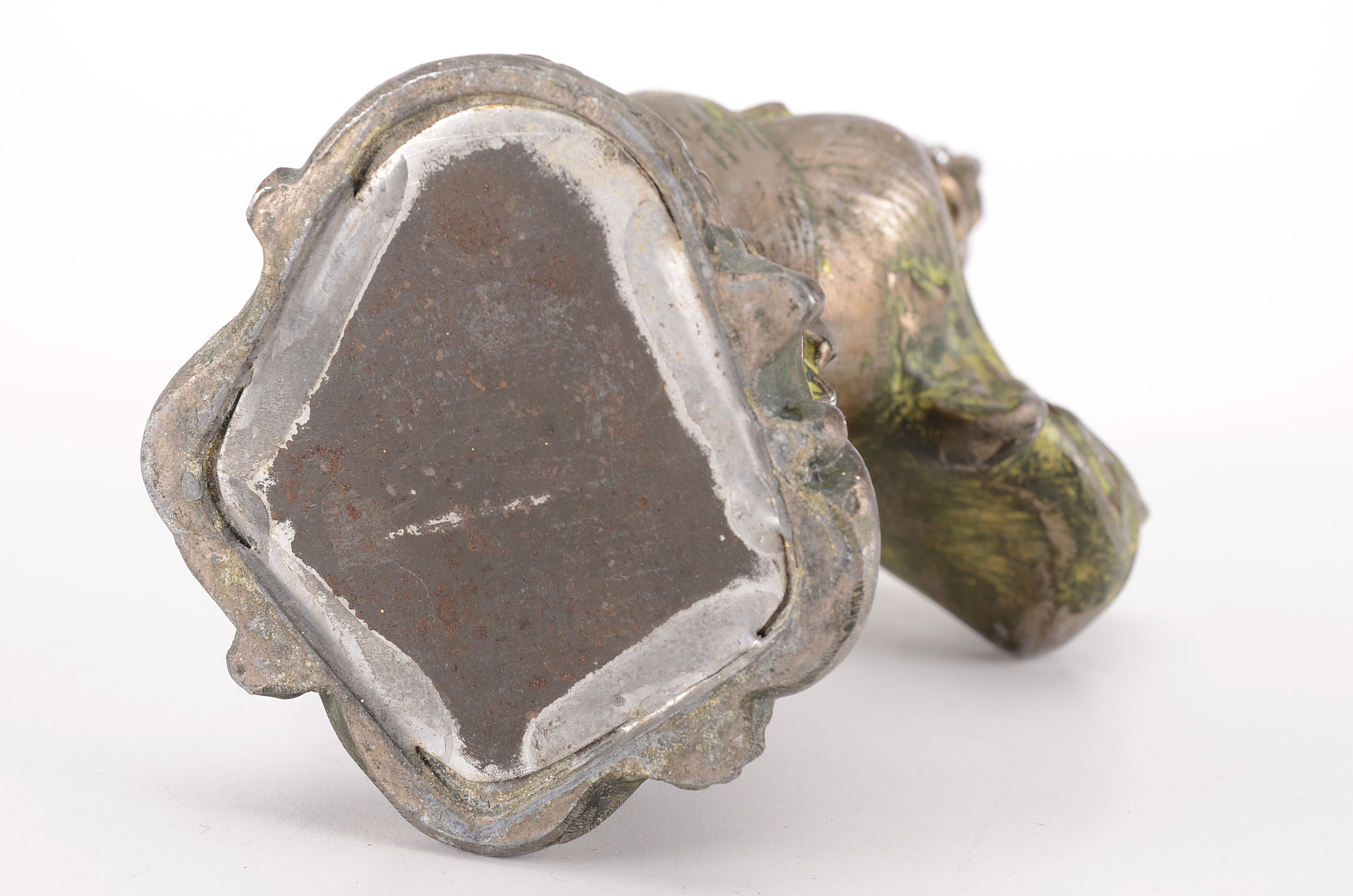 Antique Art Nouveau Cast Spelter Female Bust