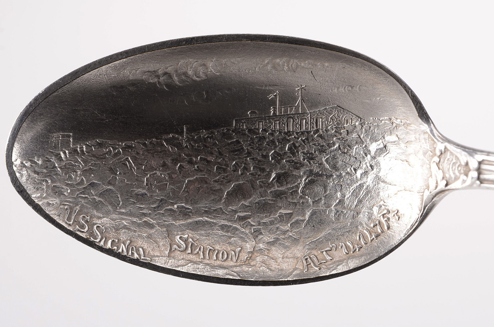 Vintage Silver Plated Pikes Peak Cog Railway Souvenir Spoon
