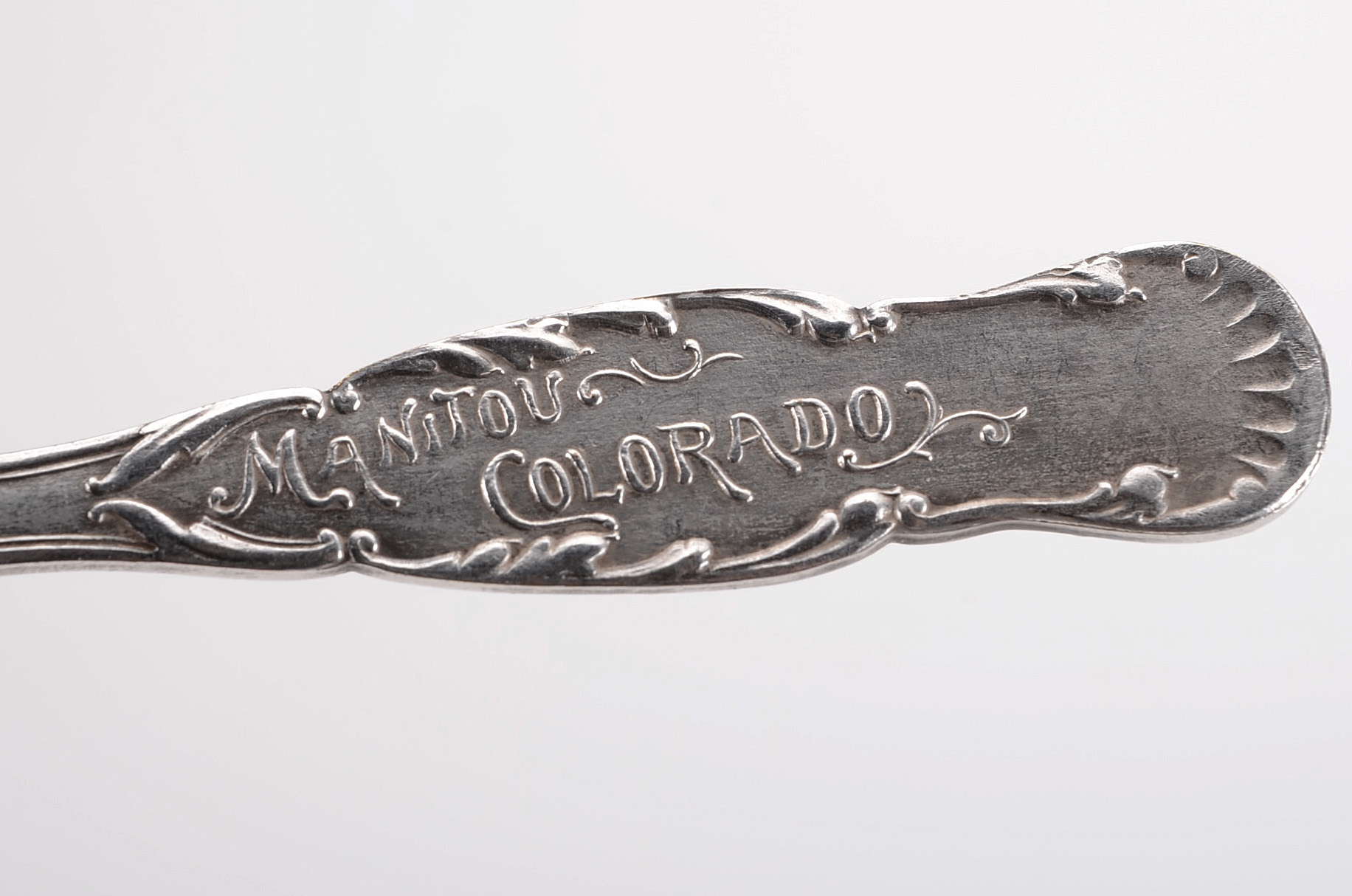 Vintage Silver Plated Pikes Peak Cog Railway Souvenir Spoon