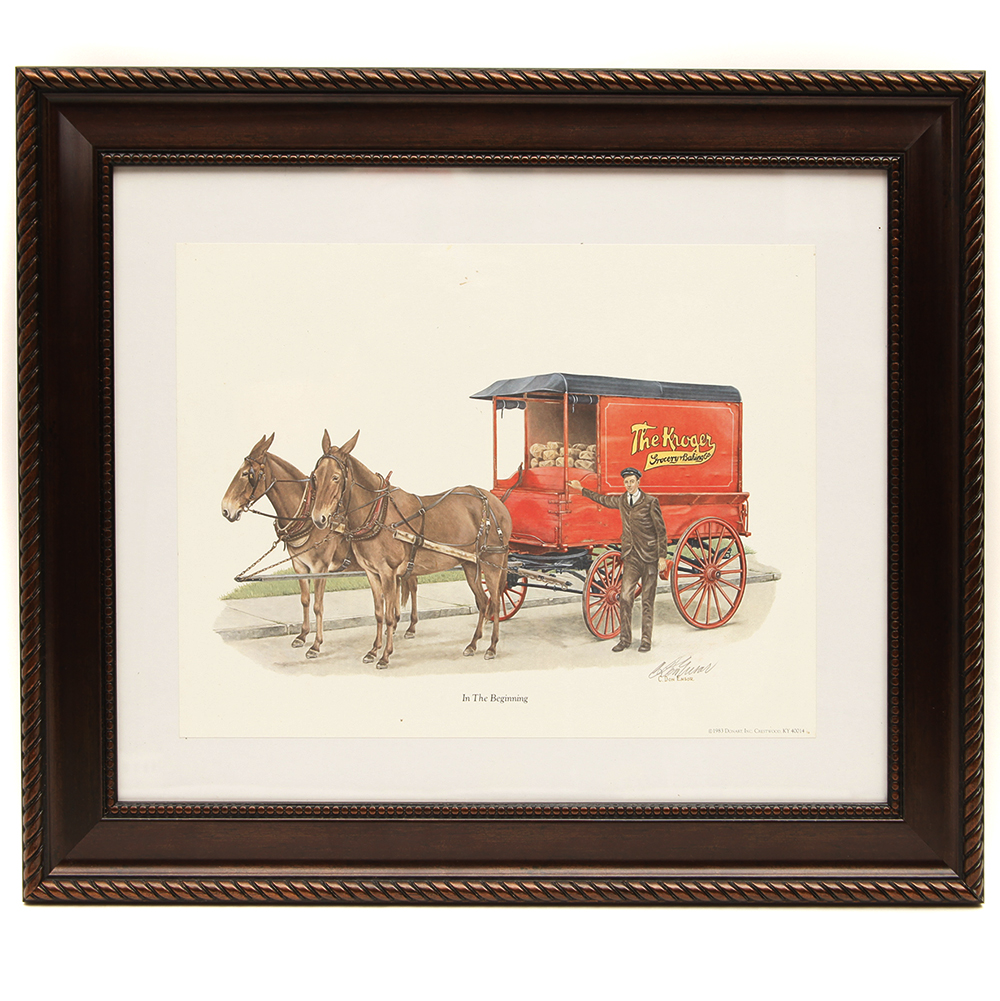 C. Don Ensor Kroger Anniversary Print "In The Beginning"