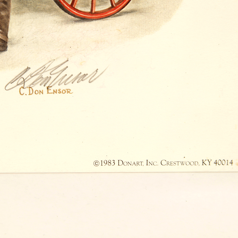 C. Don Ensor Kroger Anniversary Print "In The Beginning"