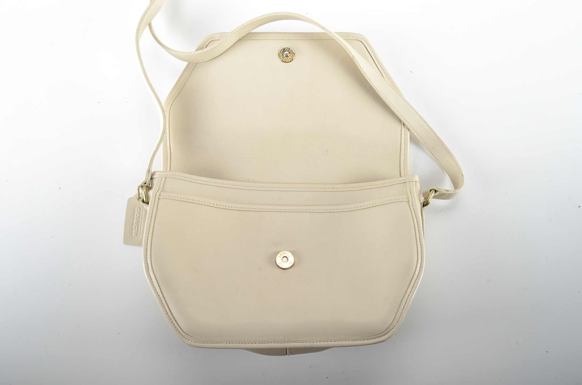 Vintage Coach Vista Geometric Crossbody Bag