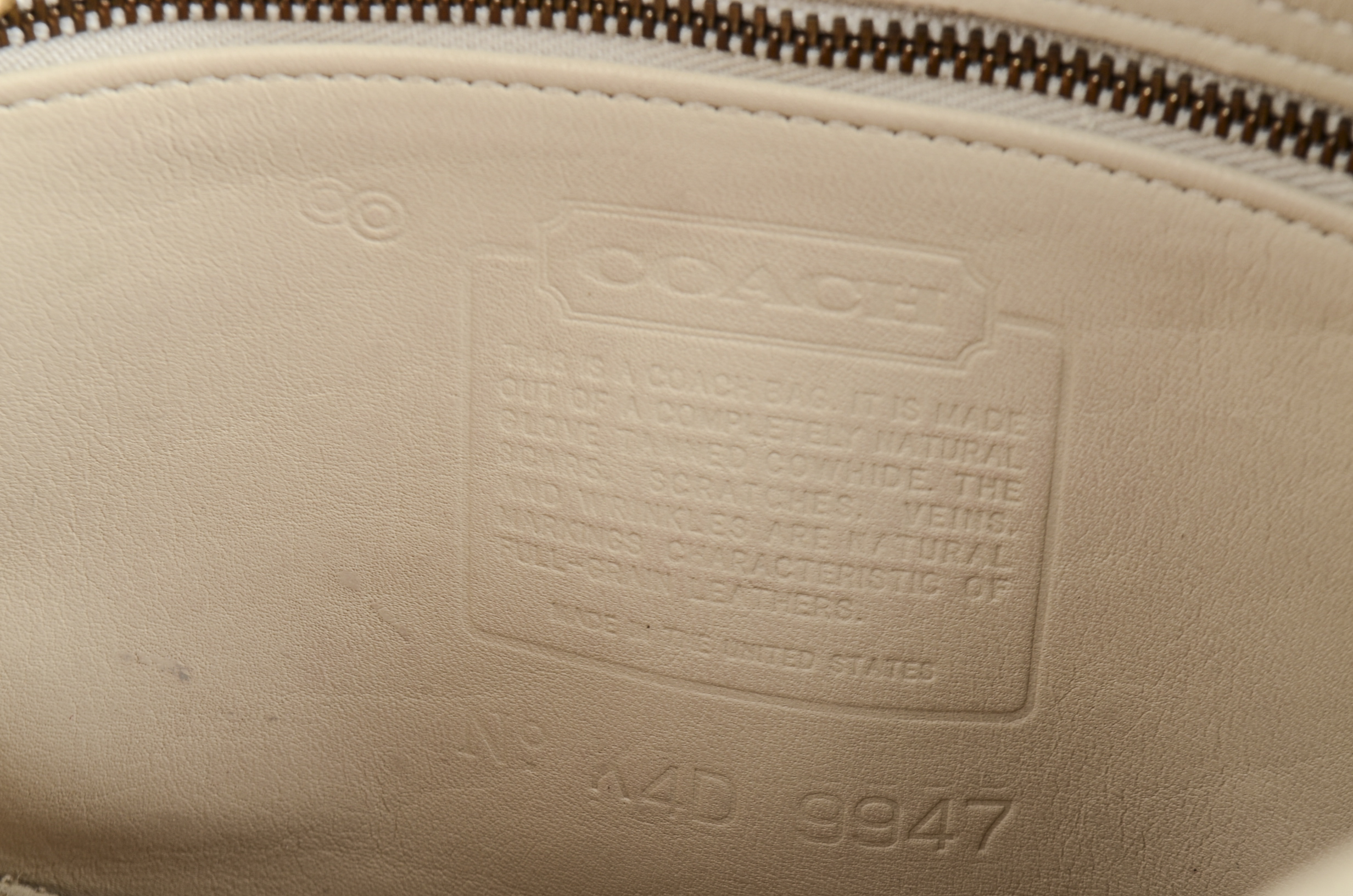 Vintage Coach Vista Geometric Crossbody Bag