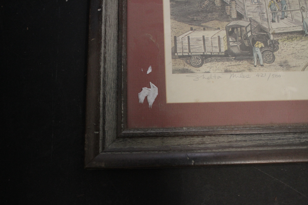 Shelton Miles 1984 Signed Limited Edition Print "The Grogan-Cochran Mill"