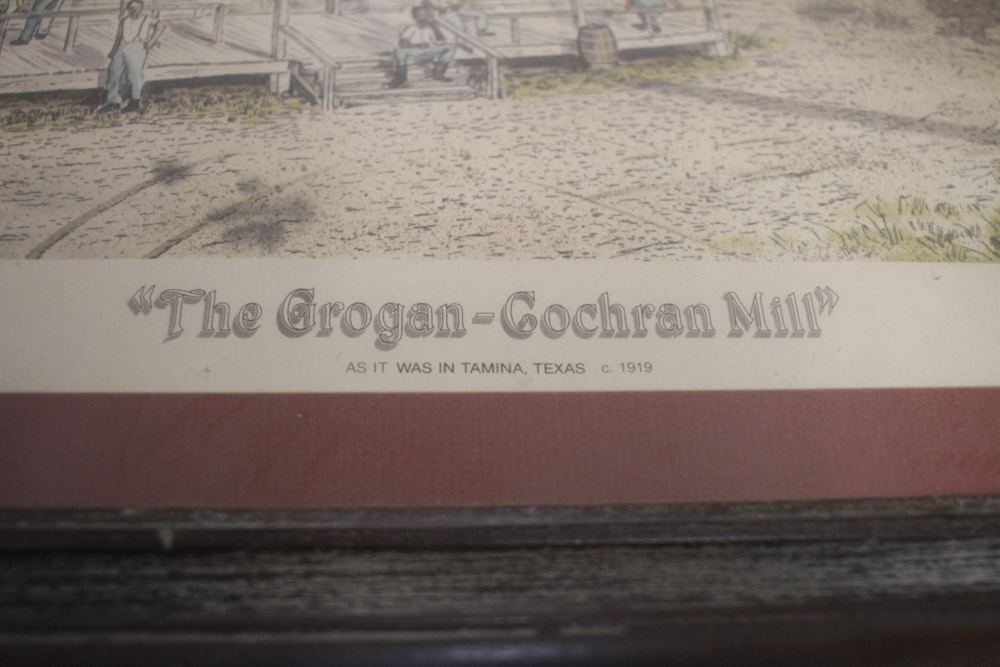 Shelton Miles 1984 Signed Limited Edition Print "The Grogan-Cochran Mill"