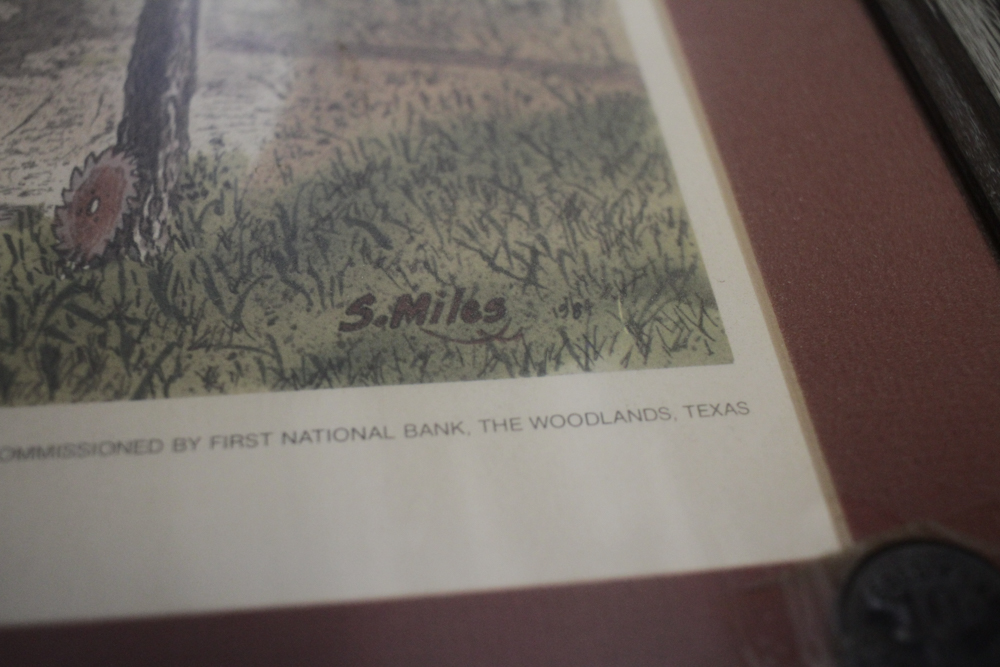 Shelton Miles 1984 Signed Limited Edition Print "The Grogan-Cochran Mill"