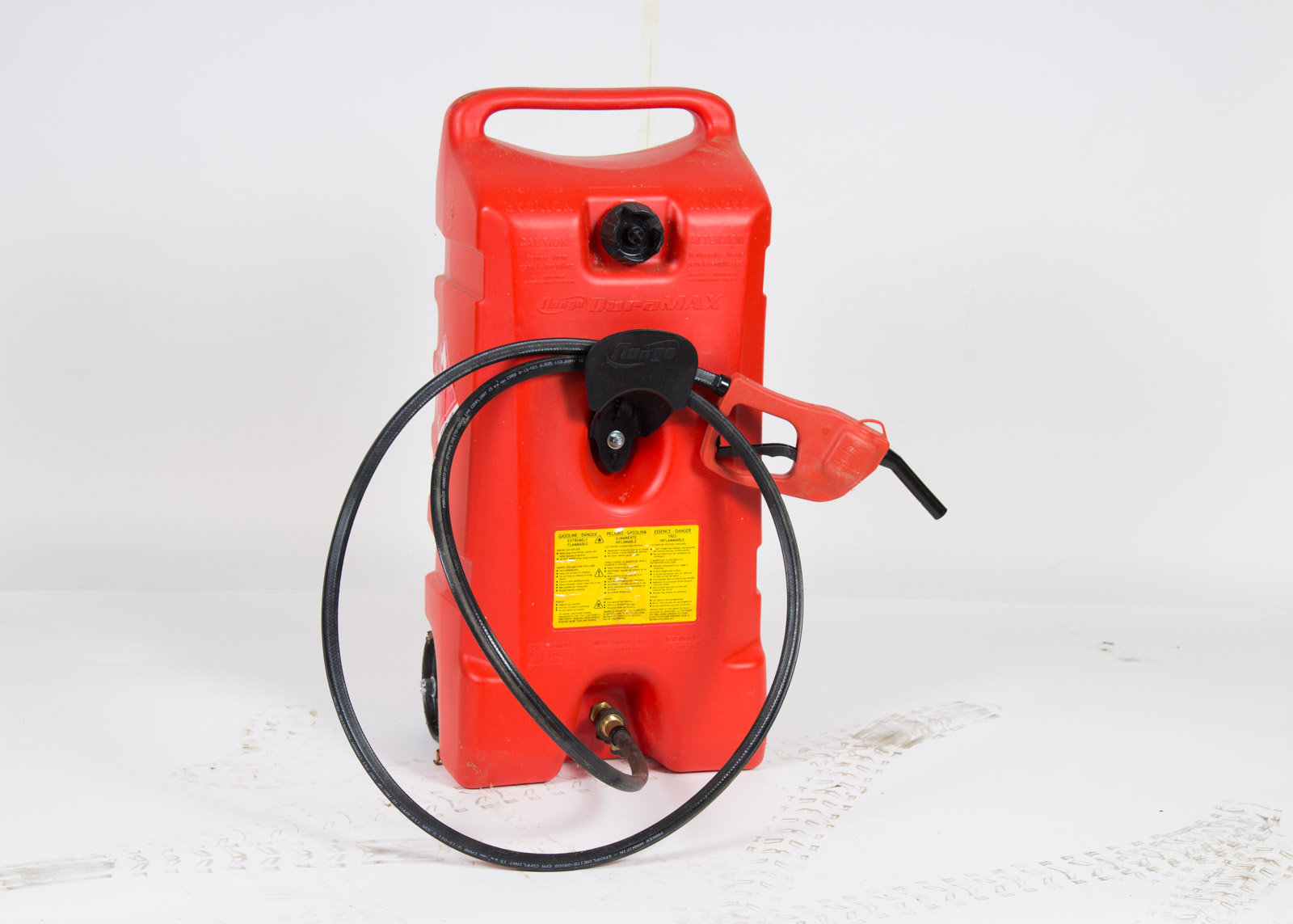 Flon'Go DuraMax Rolling 14 Gallon Gas Can with Gravity Feed Hose