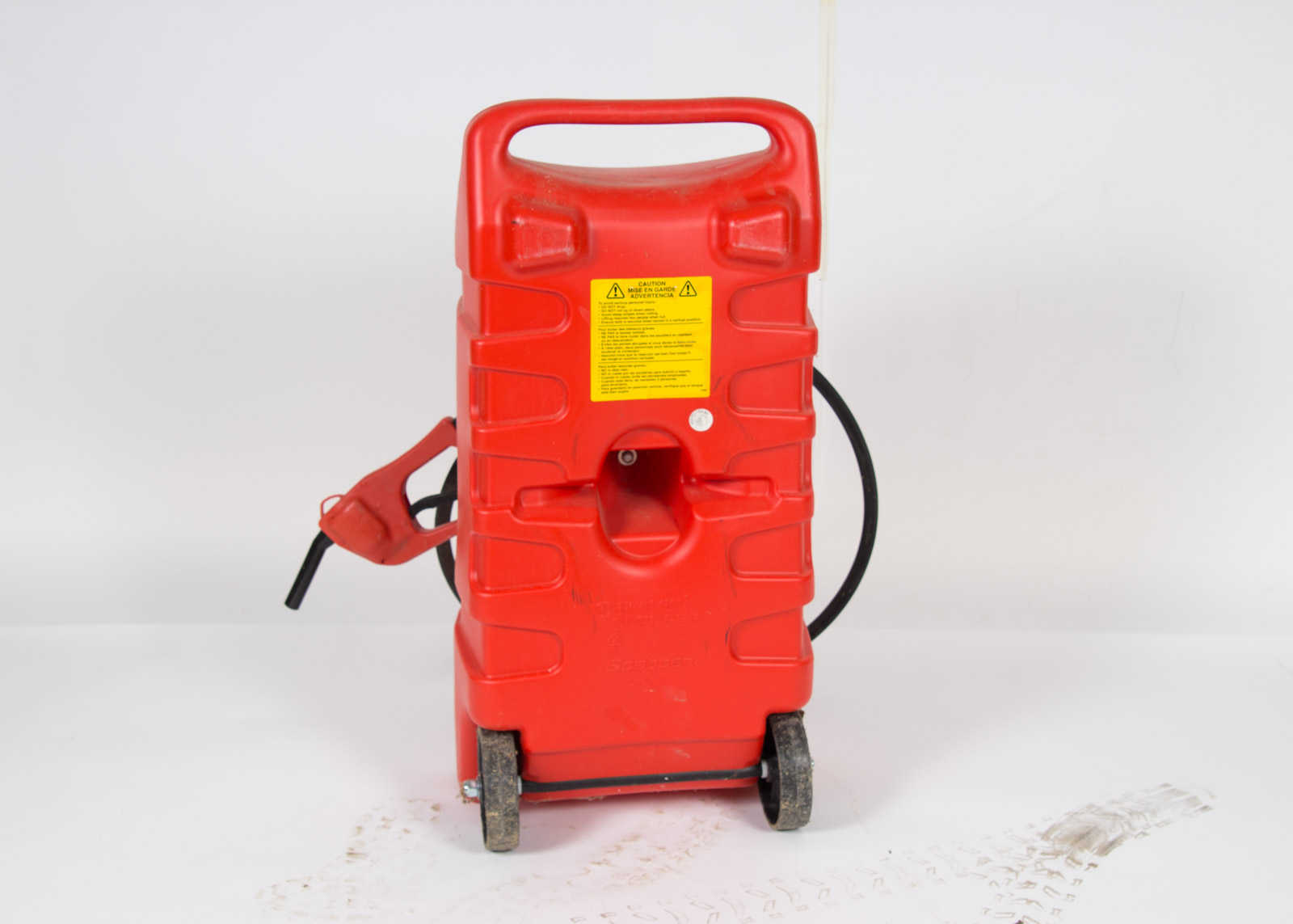 Flon'Go DuraMax Rolling 14 Gallon Gas Can with Gravity Feed Hose