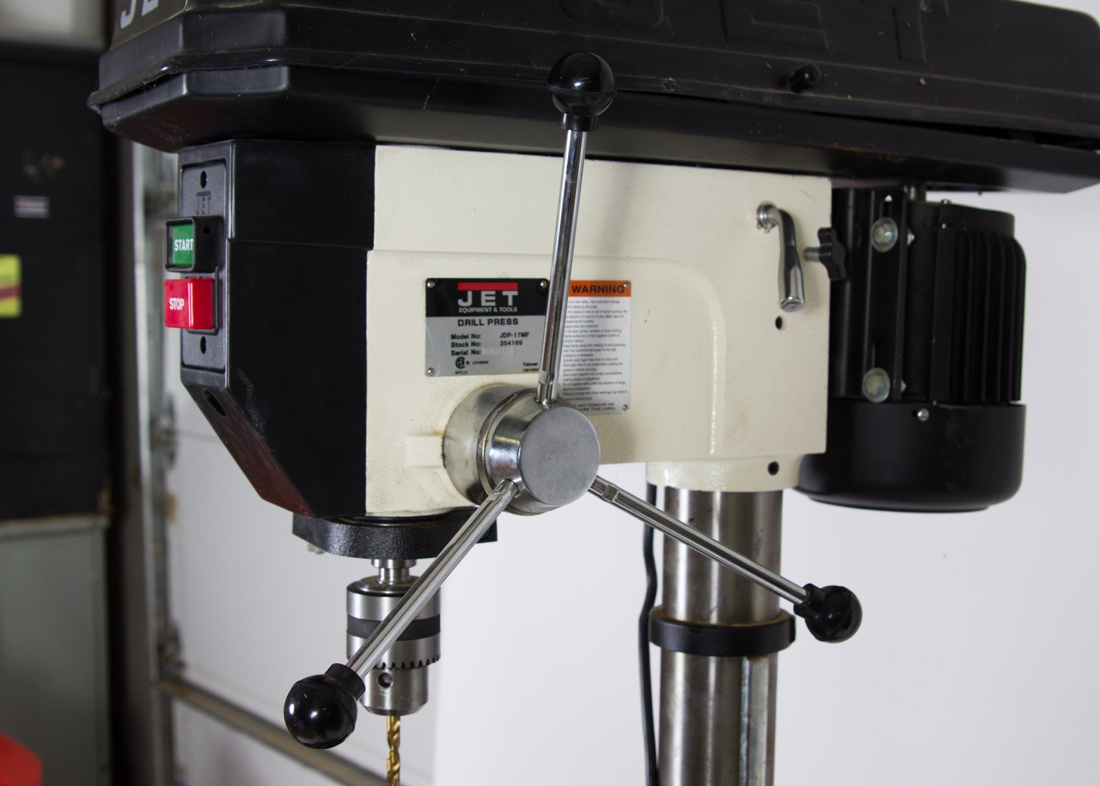 Jet Model JDP-17MF Drill Press on Wheels
