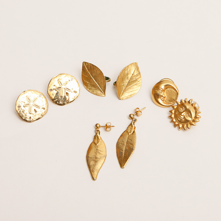 Collection of Vintage Costume Jewelry Including Trifari