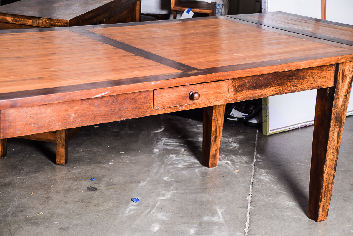 Dining Room Table with Two Extension Leaves