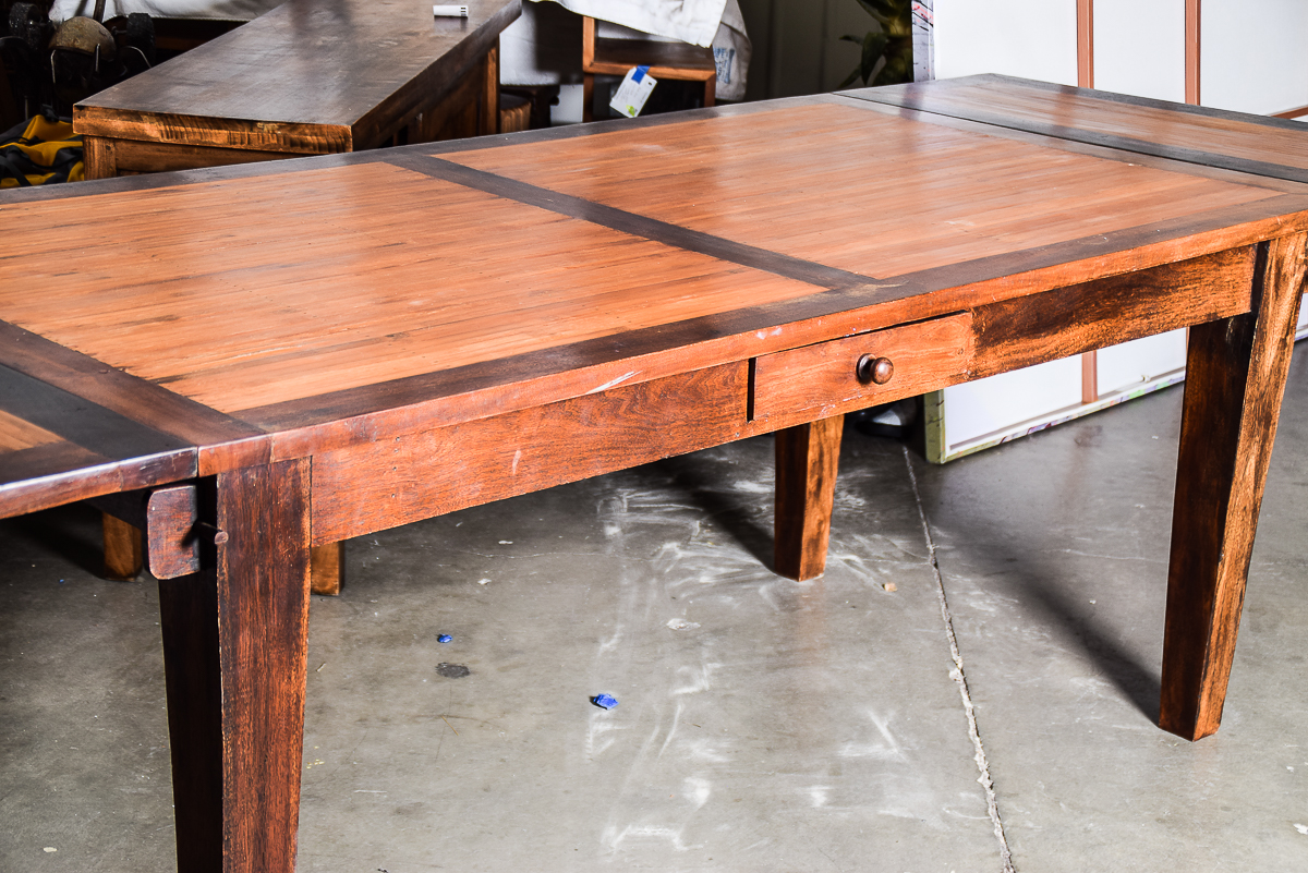 Dining Room Table with Two Extension Leaves
