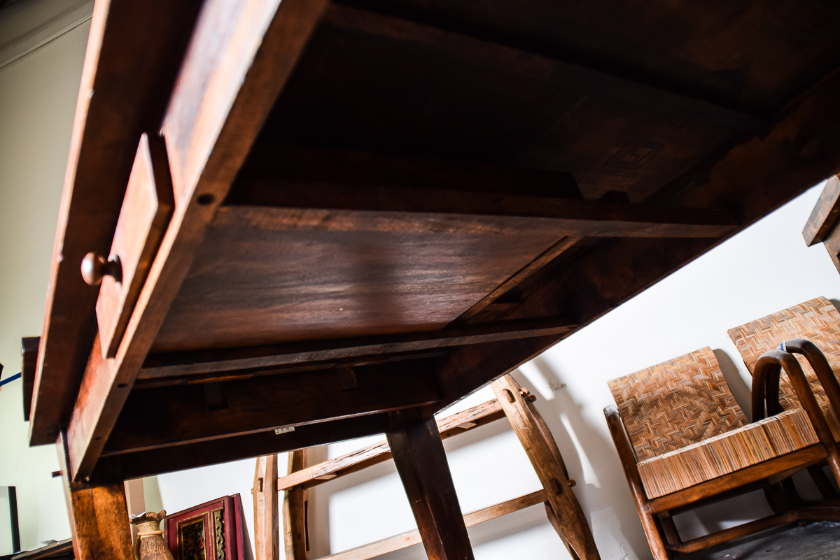 Dining Room Table with Two Extension Leaves