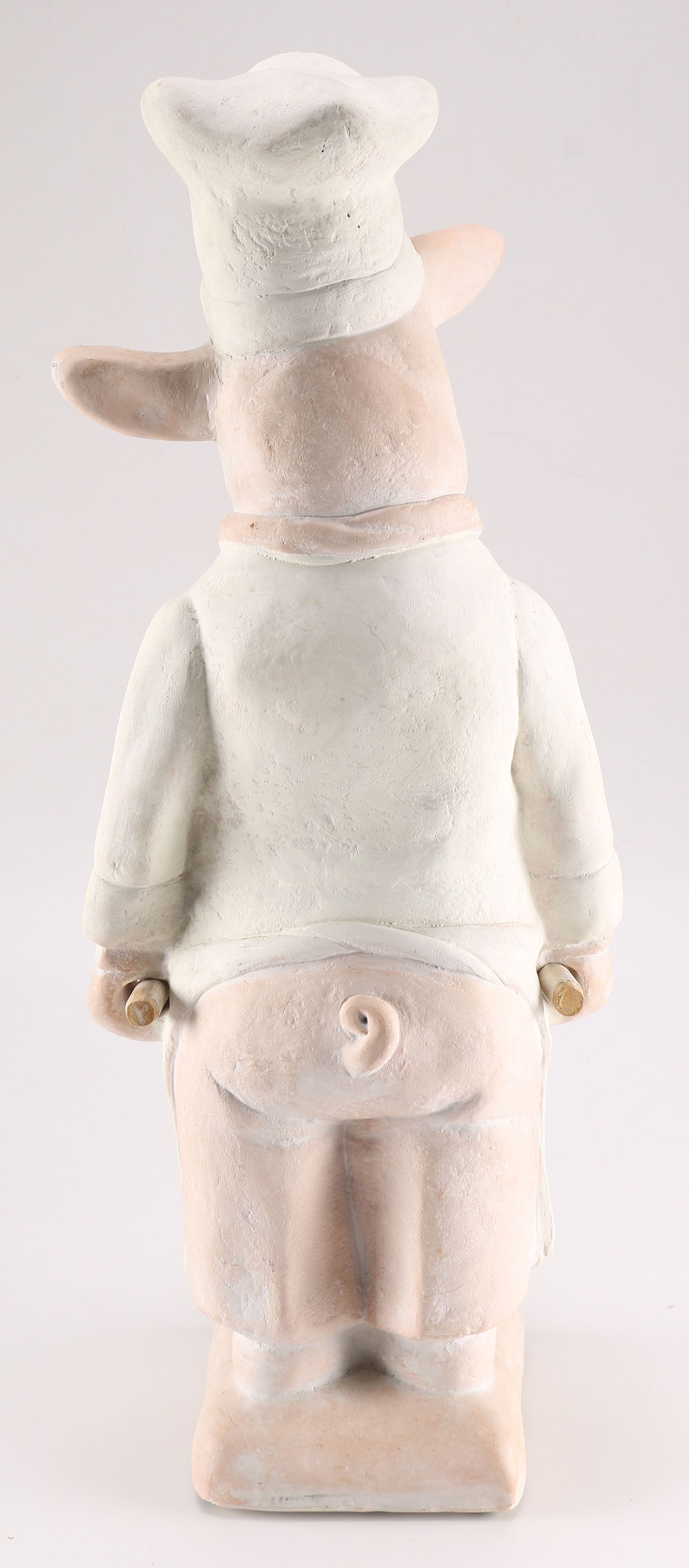 Ceramic Pig Holding Chalkboard Figurine