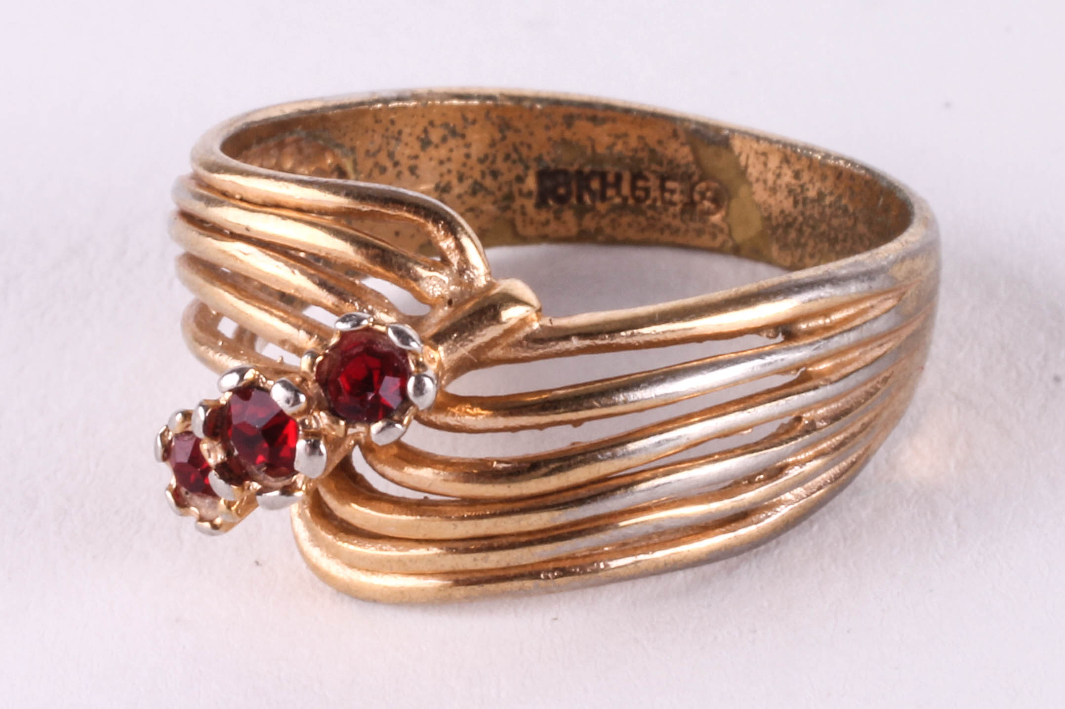 Assortment of 18K Gold Electroplated Rings