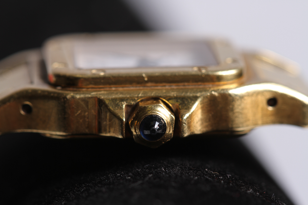 18K Gold Cartier Santos Women's Watch