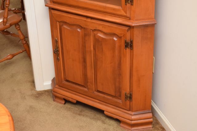 Tell City Maple Corner Cabinet