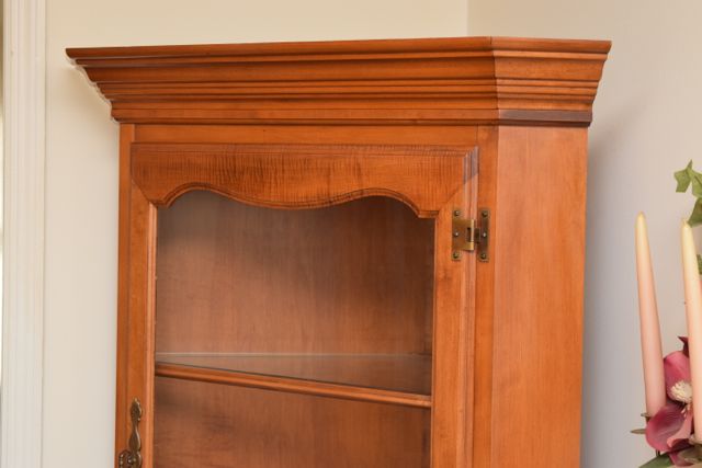 Tell City Maple Corner Cabinet