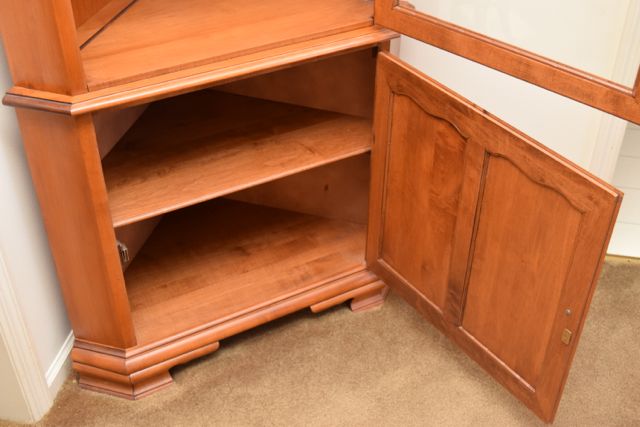 Tell City Maple Corner Cabinet